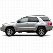 Gráfico de Salpicadura de Barro Adhesivo de Vinilo en el Lado Trasero para Toyota 4Runner 2002-2009_3