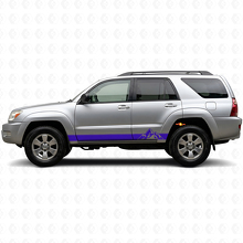 Vinilo de franjas anchas de montañas para panel lateral para Toyota 4Runner 2002-2009_2
