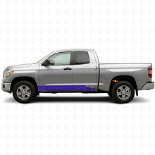 Kit de calcomanías de vinilo de franjas curvas para paneles laterales para Toyota Tundra 2007-2021_2