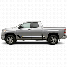 Kit de Calcomanías de Vinilo de Paneles Laterales con Rayas Gemelas para Toyota Tundra 2007-2021_2
