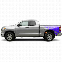 Adhesivo de vinilo para salpicaduras de barro en la cabecera de la cama para Toyota Tundra 2007-2021_2