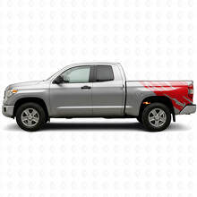 Adhesivo de vinilo para salpicaduras de barro en la cabecera de la cama para Toyota Tundra 2007-2021_3