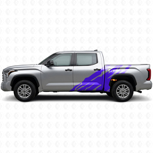 Calcomanía lateral de vinilo gráfico de salpicaduras de lodo para Toyota Tundra 2022+ 2