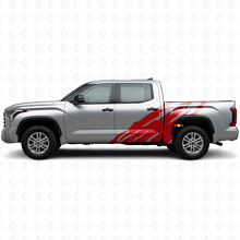 Calcomanía lateral de vinilo gráfico de salpicaduras de lodo para Toyota Tundra 2022+ 3