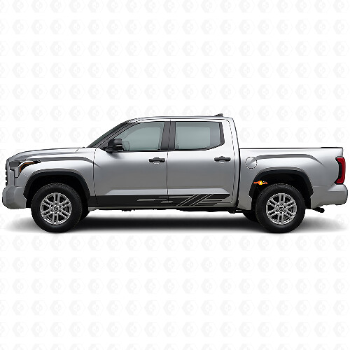 Calcomanía de vinilo decorativa con franjas para paneles laterales Toyota Tundra 2022+
