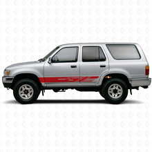Calcomanía de vinilo decorativa con franjas para paneles laterales para Toyota 4Runner 1989-1995_3