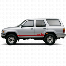 Vinilo Adhesivo para Paneles Laterales con Rayas Finas y Montañas para Toyota 4Runner 1989-1995_3