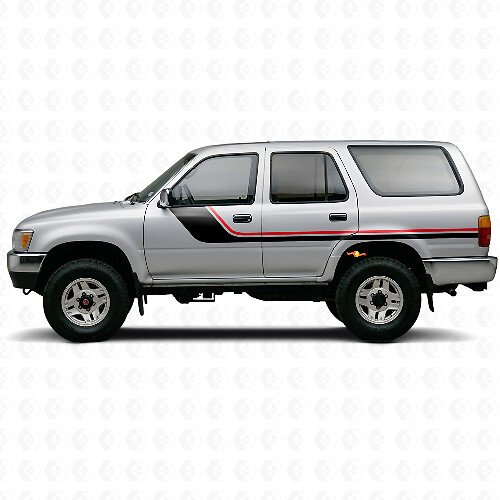 Kit de Calcomanías Laterales de Rayas Gemelas para Toyota 4Runner 1989-1995