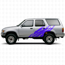 Calcomanía de vinilo lateral con gráfico de salpicaduras de barro para Toyota 4Runner 1989-1995_2