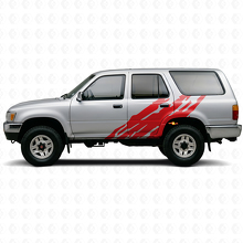 Calcomanía de vinilo lateral con gráfico de salpicaduras de barro para Toyota 4Runner 1989-1995_3
