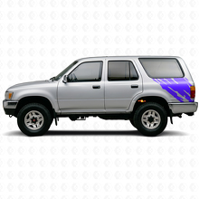 Gráfico de Salpicaduras de Barro Vinilo Adhesivo Lateral Trasero para Toyota 4Runner 1989-1995_2