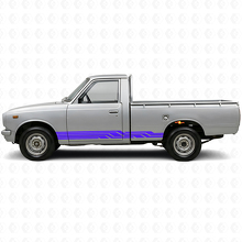 Calcomanía de Vinilo para Paneles Laterales con Rayas entrelazadas para Toyota Hilux 1968-1972_2