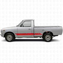 Vinilo adhesivo de franjas estilo topográfico para puertas Toyota Hilux 1968-1972_3