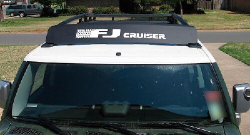 Calcomanía Deflectora de Viento para Portaequipajes de Techo del Toyota FJ Cruiser