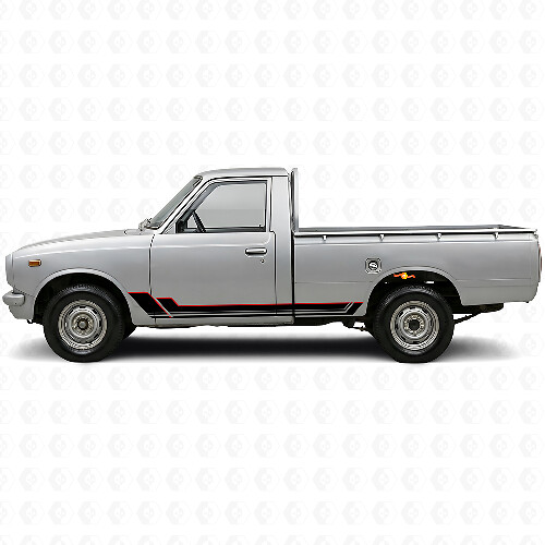 Kit de Calcomanías de Vinilo con Doble Raya para Paneles Laterales Toyota Hilux 1968-1972