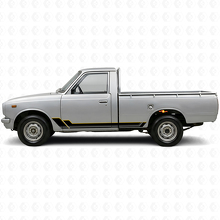 Kit de Calcomanías de Vinilo con Doble Raya para Paneles Laterales Toyota Hilux 1968-1972_2