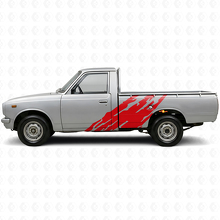 Calcomanía de vinilo lateral con gráfico de salpicaduras de barro para Toyota Hilux 1968-1972_3