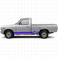 Kit de calcomanías de vinilo con rayas estilo montañas para paneles laterales de Toyota Hilux 1968-1972_2