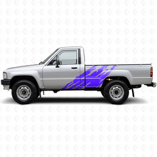 Calcomanía gráfica de salpicaduras de barro lateral de vinilo para Toyota Hilux 1983-1988_2