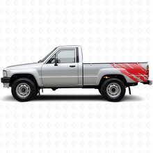 Calcomanía de Vinilo Gráfico de Salpicaduras de Barro para el Lateral Trasero Toyota Hilux 1983-1988_3