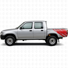 Calcomanía de vinilo para el lateral trasero con gráfico de salpicadura de barro para Toyota Hilux 1988-1997_3
