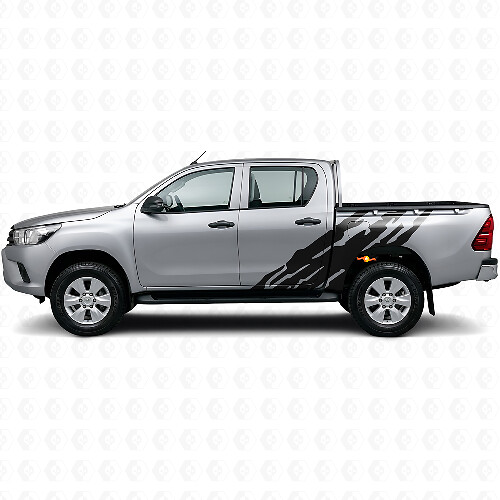 Gráfico lateral de salpicaduras de barro Vinilo adhesivo para Toyota Hilux 2015+