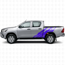 Gráfico lateral de salpicaduras de barro Vinilo adhesivo para Toyota Hilux 2015+_2