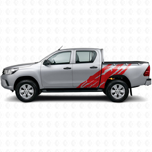 Gráfico lateral de salpicaduras de barro Vinilo adhesivo para Toyota Hilux 2015+_3