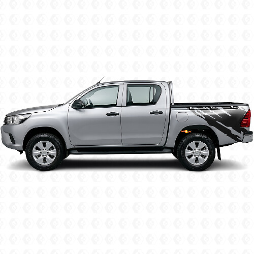 Gráfico Salpicadura de Barro Vinilo Trasero Lateral para Toyota Hilux 2015+