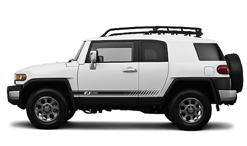 Kit de Pegatinas de Vinilo con Rayas Laterales de Estilo Racing para Toyota FJ Cruiser