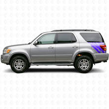 Gráfico de Salpicadura de Lodo Vinilo Adhesivo para Lateral Trasero para Toyota Sequoia 2000-2007_2