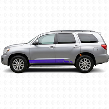 Kit de Calcomanías de Vinilo con Franjas Curvas para Paneles Laterales para Toyota Sequoia 2007-2022 2