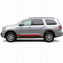 Kit de Calcomanías de Vinilo con Franjas Curvas para Paneles Laterales para Toyota Sequoia 2007-2022 3
