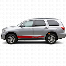 Juego de Calcomanías de Vinilo para Paneles Laterales con Rayas Decorativas para Toyota Sequoia 2007-2022_3