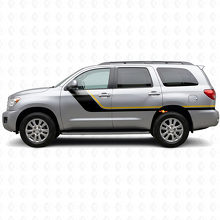 Kit de Calcomanías Laterales de Rayas Gemelas para Toyota Sequoia 2007-2022_2