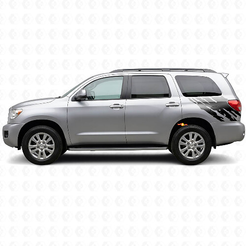 Gráfico de Salpicadura de Barro Vinilo Adhesivo Lateral Trasero para Toyota Sequoia 2007-2022