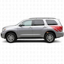 Gráfico de Salpicadura de Barro Vinilo Adhesivo Lateral Trasero para Toyota Sequoia 2007-2022_3
