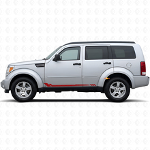 Calcomanía lateral de vinilo con franjas de panal para Dodge Nitro 2007-2011 3