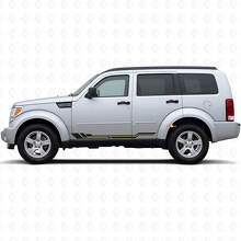 Calcomanía de Vinilo de Panel Lateral con Rayas Curvas para Dodge Nitro 2007-2011 2