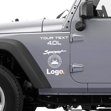Kit de Calcomanías de Vinilo Equipo de Respuesta a Brotes Zombi para Jeep Wrangler Rubicon_2