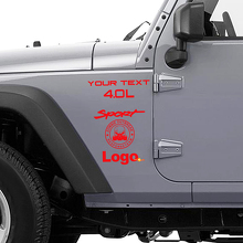 Kit de Calcomanías de Vinilo Equipo de Respuesta a Brotes Zombi para Jeep Wrangler Rubicon_3