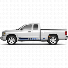 Calcomanía de Vinilo con Rayas Laterales a Cuadros para Dodge Dakota 2005-2011 2