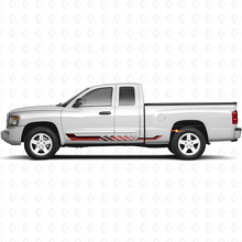 Calcomanía de Vinilo con Rayas Laterales a Cuadros para Dodge Dakota 2005-2011 3