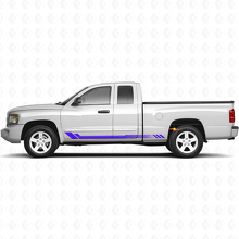 Calcomanía lateral de vinilo con franjas de panal para Dodge Dakota 2005-2011 2