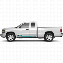 Calcomanía Vinilo de Rayas Laterales Estilo Vintage para Dodge Dakota 2005-2011 2