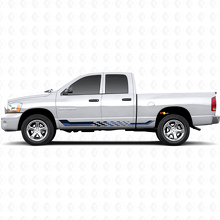 Calcomanía de Vinilo con Rayas Laterales a Cuadros para Dodge Ram 1500 2002-2008 2