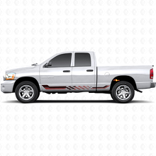 Calcomanía de Vinilo con Rayas Laterales a Cuadros para Dodge Ram 1500 2002-2008 3