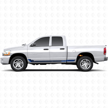 Calcomanía de vinilo con franjas laterales estilo racing para Dodge Ram 1500 2002-2008 2