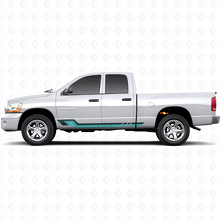 Calcomanía de vinilo con rayas laterales de estilo vintage para Dodge Ram 1500 2002-2008 2