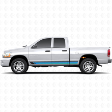 Adhesivo de Vinilo Lateral de Rayas Rectas Vintage para Ram 1500 2002-2008 2